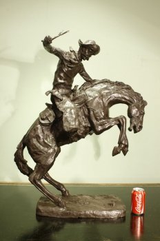 01278-Wild-West-American-Cowboy-RemingtonStyle-Bronze-6