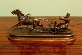 01313-Stunning-Bronze-Imperial-Russia-Winter-Scene-Grachev-1