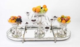 01361-Extravagant-English-Silver-Plate-Glass-Centrepiece-Set-1