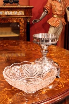 01364-English-Silver-Plate-&-Cut-Glass-Comport---Centrepiece-10
