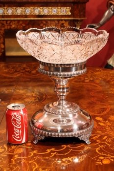 01364-English-Silver-Plate-&-Cut-Glass-Comport---Centrepiece-11