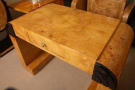 01503-Art-Deco-Style-Birdseye-Maple-Writing-Table-&-Chair-4