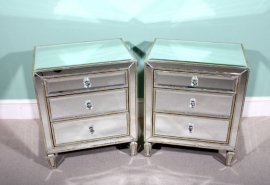 01521-Stunning-Pair-Art-Deco-Mirrored-Bedside-Tables-Chests-1