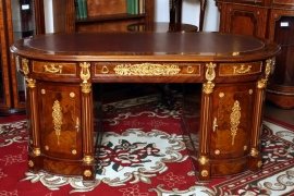 01528-Gorgeous-Ornate-French-Empire-Pedestal-Desk-1