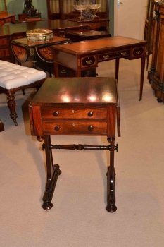 01546-Stunning-Antique-William-IV-Rosewood-Side-Table-c.1840-15