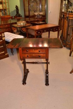 01546-Stunning-Antique-William-IV-Rosewood-Side-Table-c.1840-2