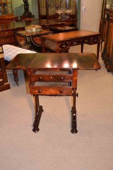 01546-Stunning-Antique-William-IV-Rosewood-Side-Table-c.1840-3