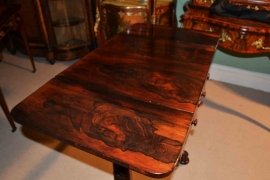 01546-Stunning-Antique-William-IV-Rosewood-Side-Table-c.1840-5