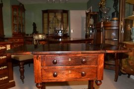 01546-Stunning-Antique-William-IV-Rosewood-Side-Table-c.1840-6