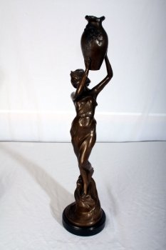01568-Stunning-Art-Nouveau-Bronze-Lady-on-Marble-Base-1