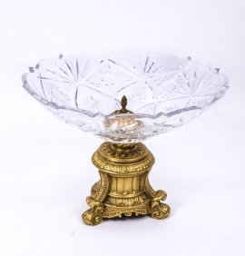 01627-Ornate-Cut-Glass-&-Ormolu-Centrepiece-Dish-1