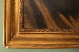 01733-Antique-Oil-Paintings-by-August-Hector-Cabuzel-3