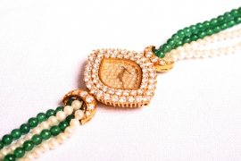 01751a-Bespoke-Diamond---Gold-De-Laneau-Ladies-Islamic-Watch-1