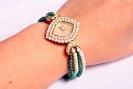 01751a-Bespoke-Diamond---Gold-De-Laneau-Ladies-Islamic-Watch-5