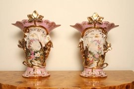 01961-Stunning-Pair-Sevres-Pink-Porcelain-Gilded-Vases-1
