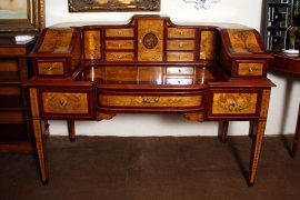02227-Carlton-House-Writing-Desk-Satinwood-Inlaid-Veneer-1