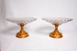 02419-Pair-Cut-Glass-&-Gilded-Bronze-Centrepiece-Bowls-1