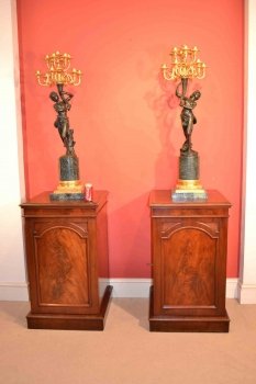 02430-Pair-Huge-Empire-Bronze-&-Gilded-Bronze-Candelabras-1