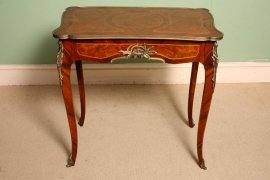 02568a-Stunning-Large-Inlaid-Walnut-&-Rosewood-Centre-Table-1