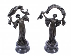 02901-Stunning-Pair-Art-Nouveau-Bronze-Dancers-A-Leonard-1