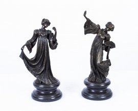 02902-Stunning-Pair-Elegant-Bronze-Dancers-A-Leonard-1