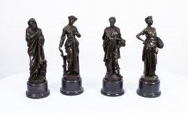02904-Stunning-Set-Four-Bronze-Four-Seasons-Sculptures-1