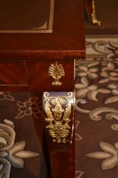 02934-Empire-Mahogany-&-Ormolu-mounted-Writing-Table-5