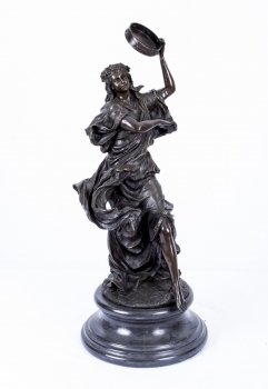02985-Stunning-Bronze-Tambourine-Dancer-Marble-Base-Colinet-1