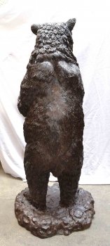02987-Amazing-Life-Size-Bronze-Bear-Brass-Claws-Garden-Statue-4
