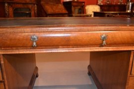 03023-Stunning-Antique-Walnut-Partners-Desk-Circa-1900-13