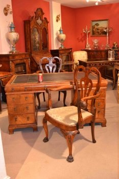 03023-Stunning-Antique-Walnut-Partners-Desk-Circa-1900-15