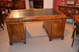 03023-Stunning-Antique-Walnut-Partners-Desk-Circa-1900-4