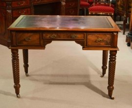 03217-Elegant-Vintage-Burr-Walnut-Writing-Table-Desk-C1920-1