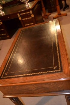 03217-Elegant-Vintage-Burr-Walnut-Writing-Table-Desk-C1920-11