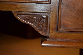 03217-Elegant-Vintage-Burr-Walnut-Writing-Table-Desk-C1920-16