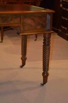 03217-Elegant-Vintage-Burr-Walnut-Writing-Table-Desk-C1920-8