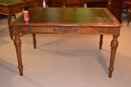 03218-Vintage-Victorian-Style-Walnut-Writing-Table-Desk-C1930-9