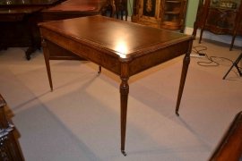 03243-Victorian-Style-Burr-Walnut-Writing-Table-Desk-2