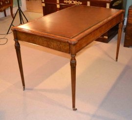 03243-Victorian-Style-Burr-Walnut-Writing-Table-Desk-3