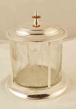 03319-Lovely-Silver-Plate-&-Cut-Glass-Biscuit-Sweet-Tea-Box-1