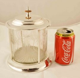 03319-Lovely-Silver-Plate-&-Cut-Glass-Biscuit-Sweet-Tea-Box-5