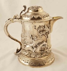 03341-Antique-George-III-silver-tankard-mug-jug-1764-1
