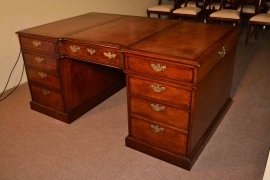 03359-Stunning-Vintage-Large-Mahogany-Pedestal-Partners-Desk-2