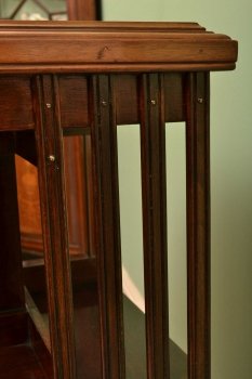 03507-Antique-Edwardian-Mahogany-Revolving-Bookcase-C-1900-4