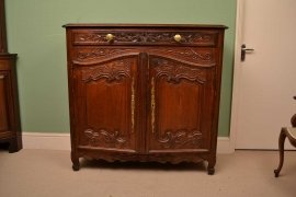 03769-Antique-French-XIX-C-Provencal-Oak-Chiffonier-1