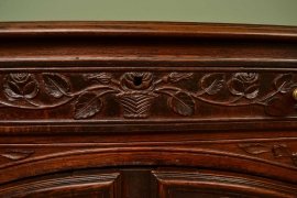 03769-Antique-French-XIX-C-Provencal-Oak-Chiffonier-12