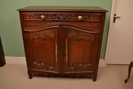03769-Antique-French-XIX-C-Provencal-Oak-Chiffonier-2