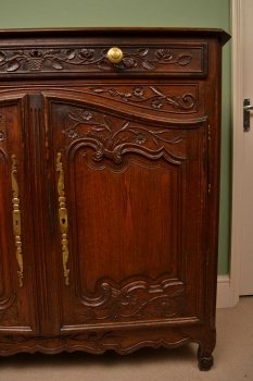 03769-Antique-French-XIX-C-Provencal-Oak-Chiffonier-7