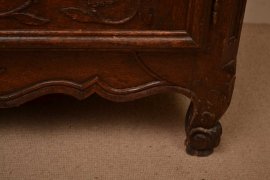 03769-Antique-French-XIX-C-Provencal-Oak-Chiffonier-9