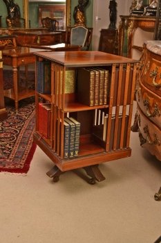 03921-Antique-Edwardian-Revolving-Bookcase-C1900-1